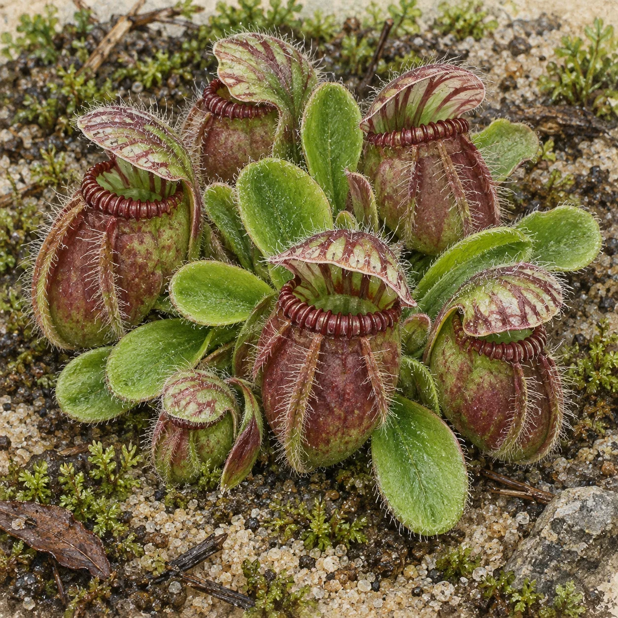 AI scientific interpretation of Cephalotus follicularis.