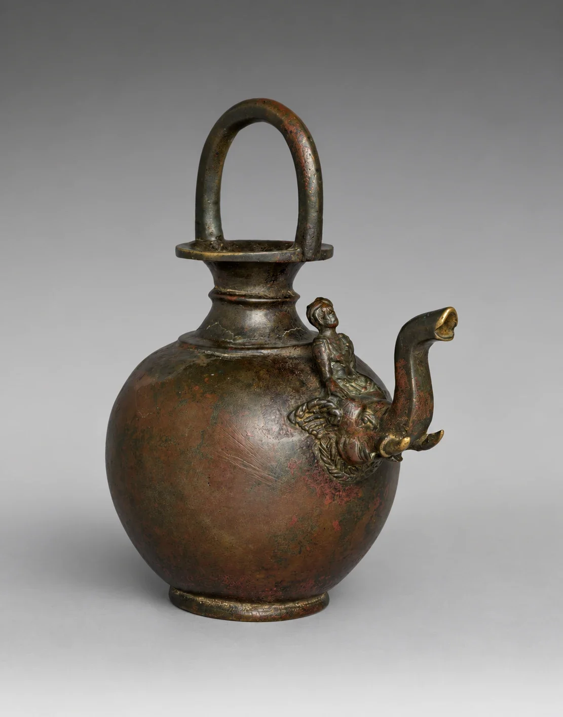 AI interpretation of Gandharan elephant-spout ewer.