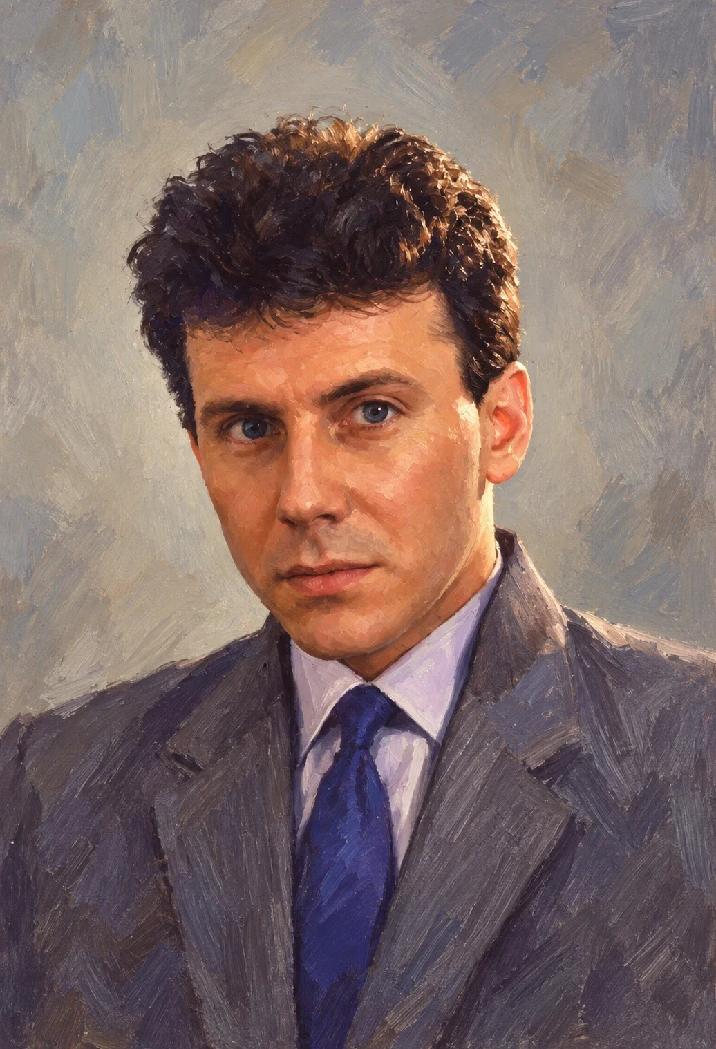 Interpretive portrait of Carter Burke.