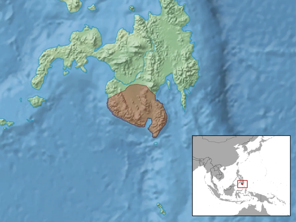 geographic distribution of Brachymeles pathfinderi