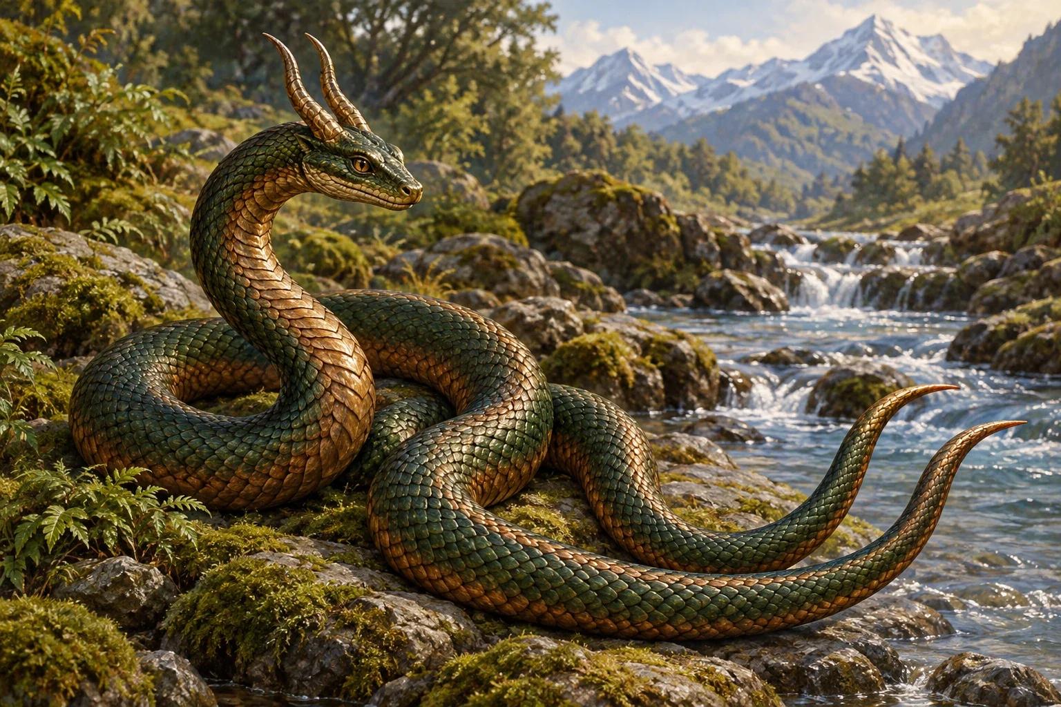Chinifilu - AI-generated imagined folklore illustration.