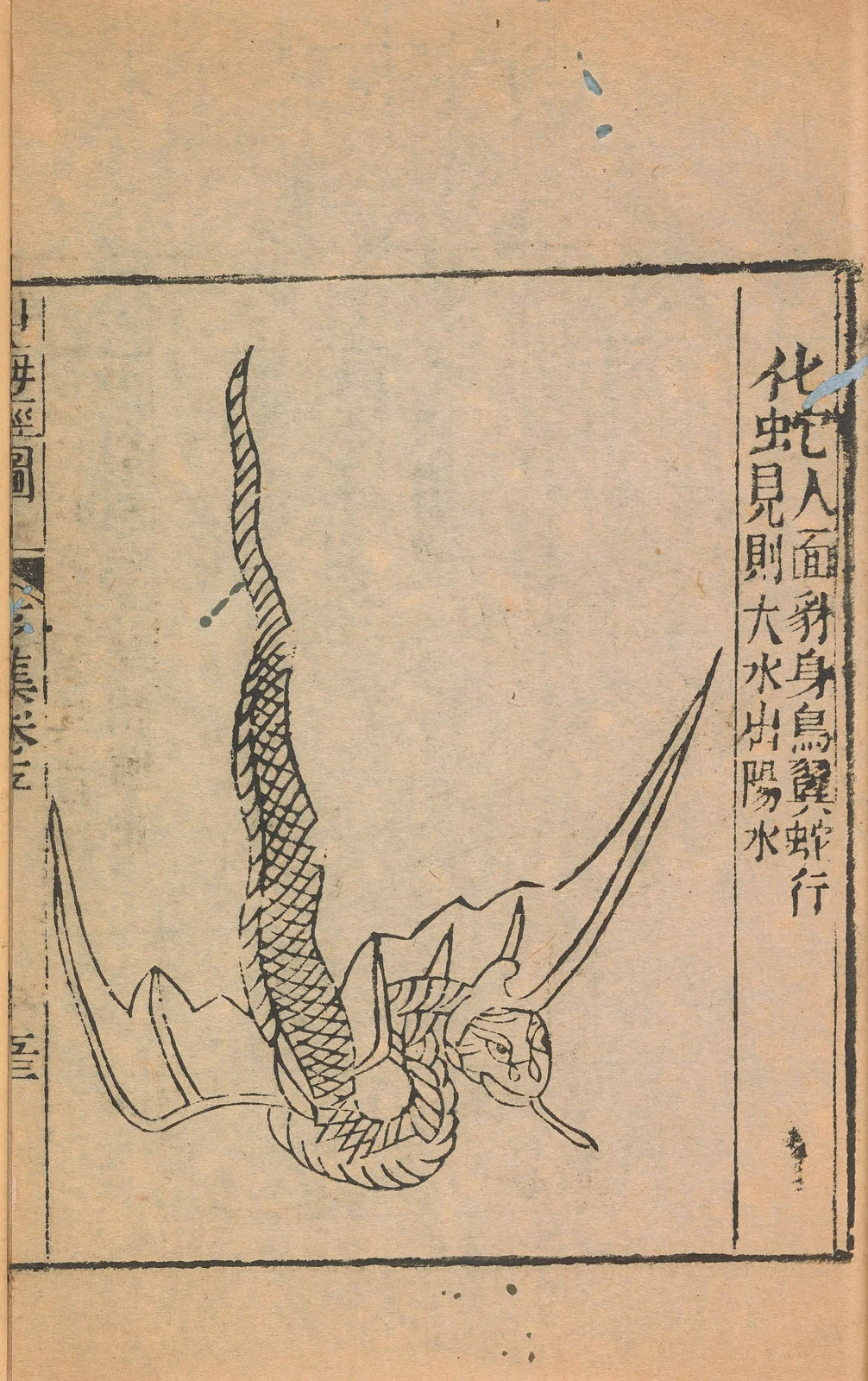 Hua snake, named1667 historical plate
