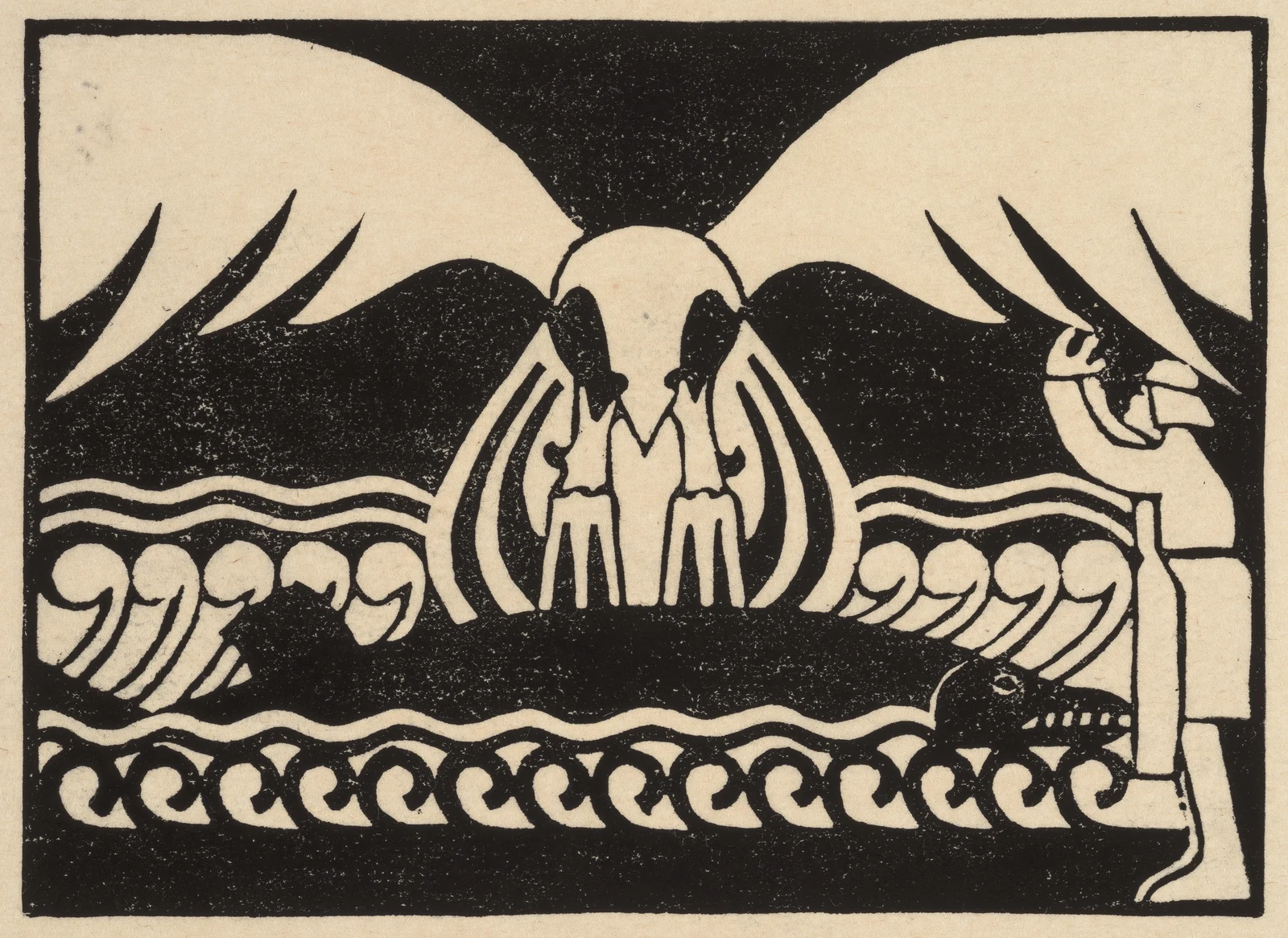 Tuoni’s pike in Joseph Alanen’s The Pike of Tuonela (1918–1919)