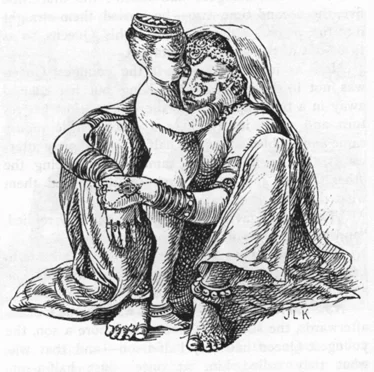 Kipling’s Prince Half-a-son with his mother, 1894
