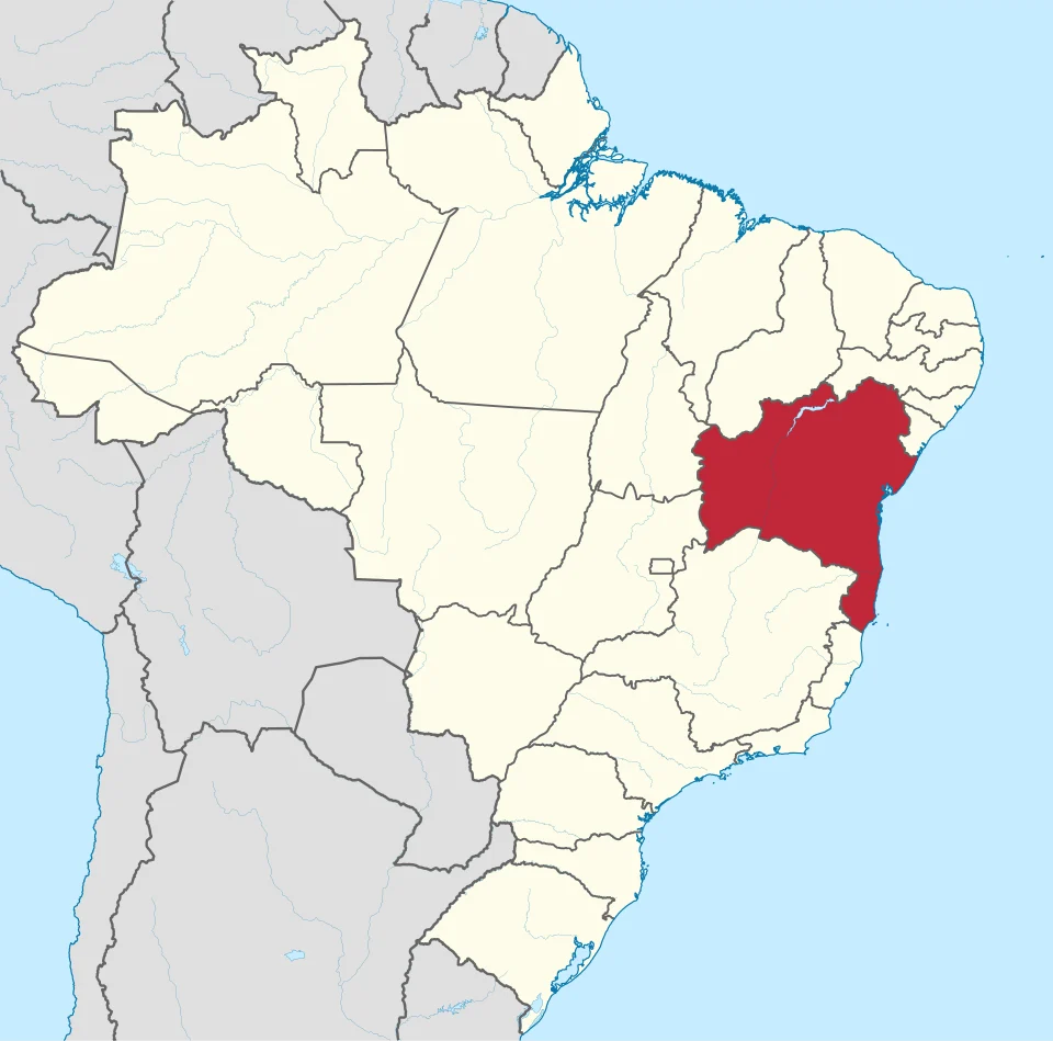 Location of state XY (see filename) in Brazil