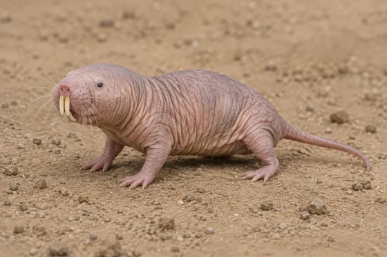 Naked mole-rat - AI-generated scientific interpretation.