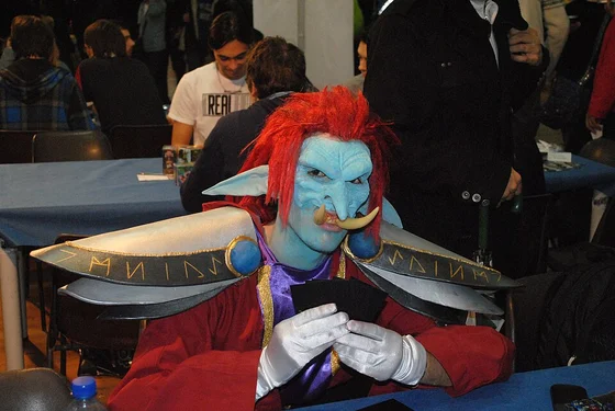 Warcraft troll cosplay at Lucca Comics 2012