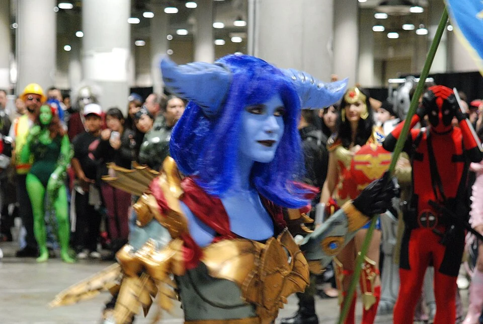 Draenei paladin cosplay at Comikaze Expo 2011