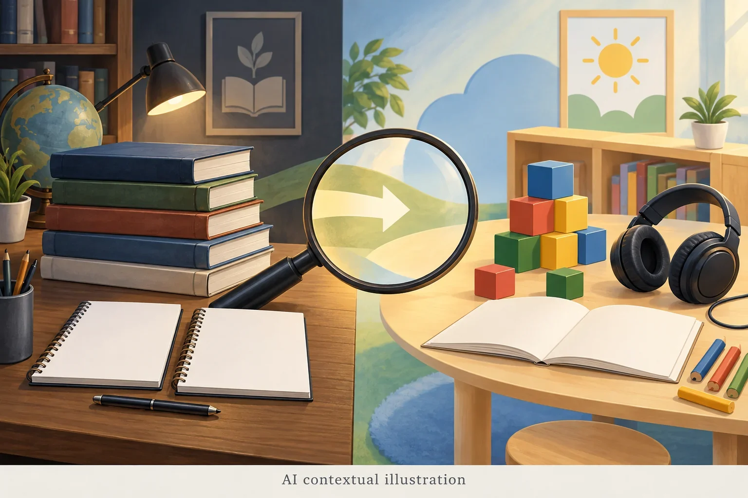 Imagined scholarship linked with introductory literacy learning.