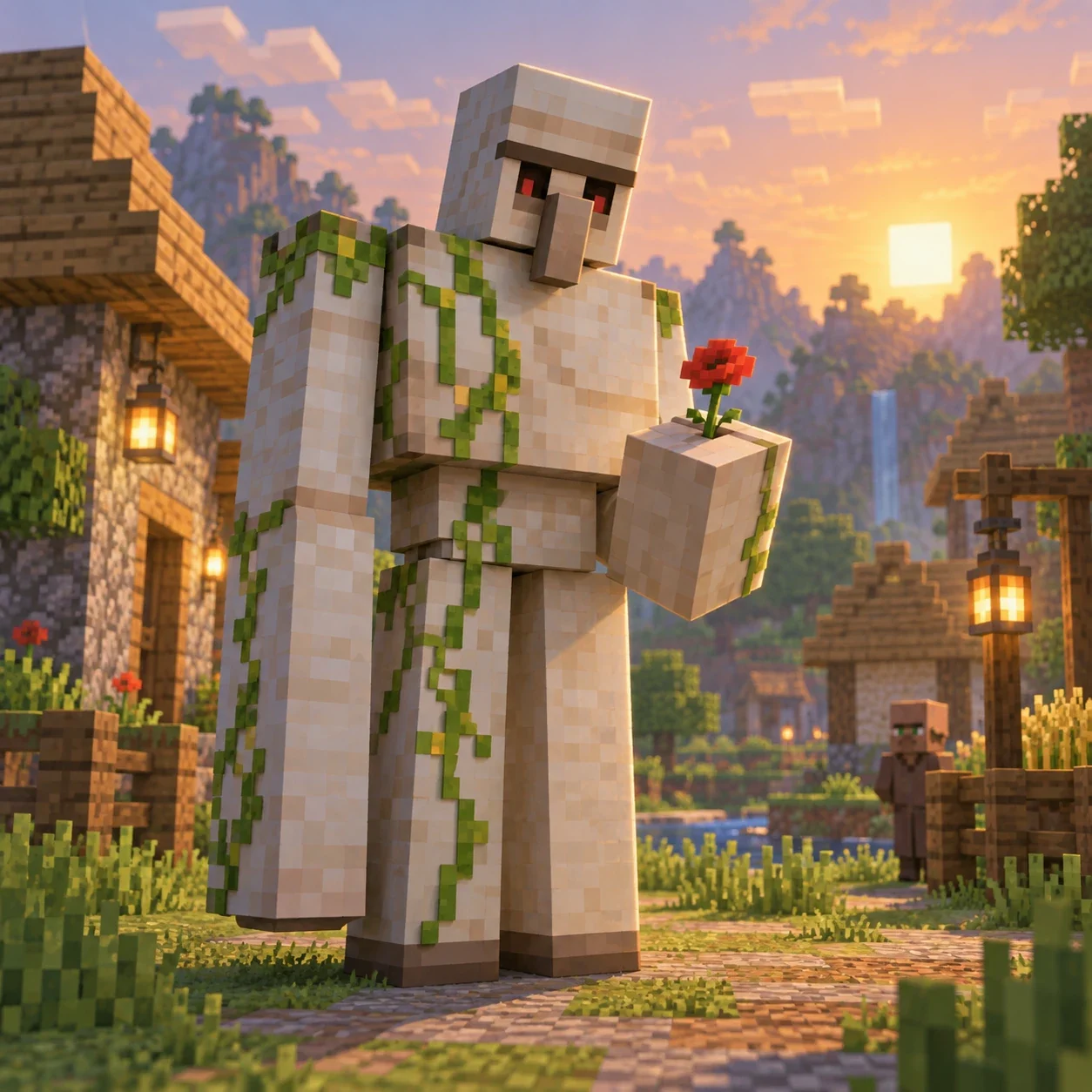 Iron Golem (Minecraft) - AI-generated unofficial interpretation.