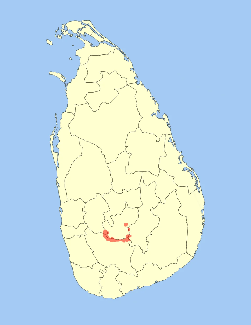 Rattus montanus Range Map
