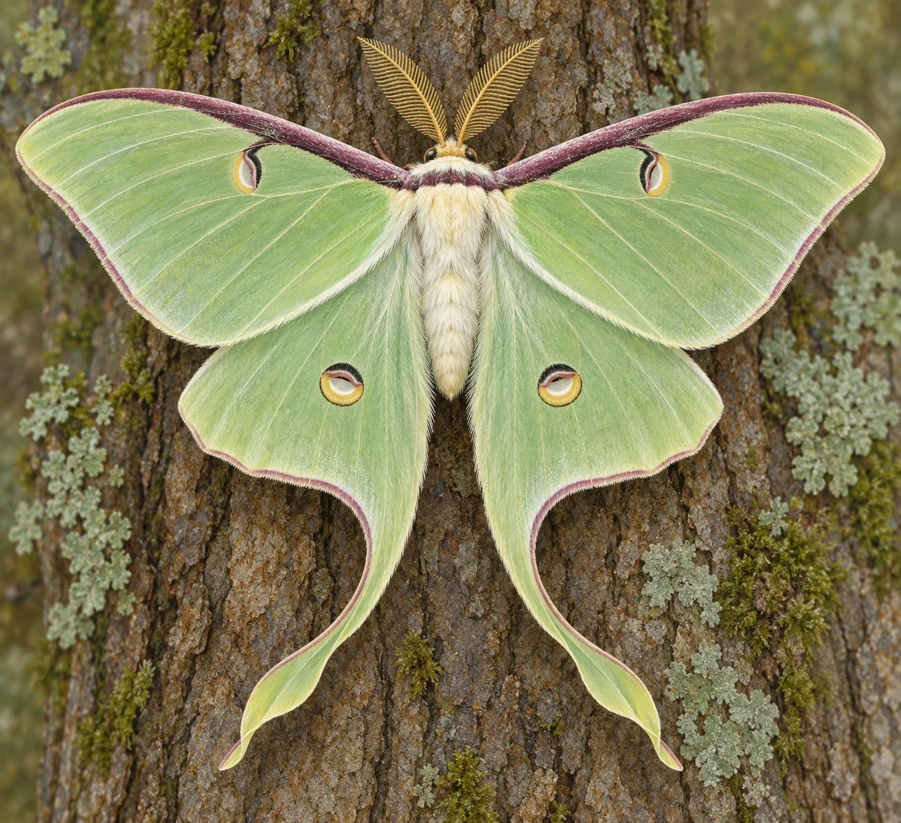 Luna moth study