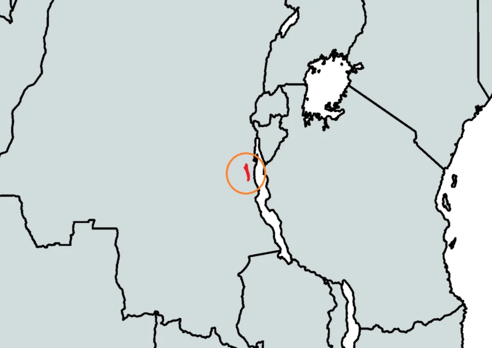 The distribution of Apalis kaboboensis.