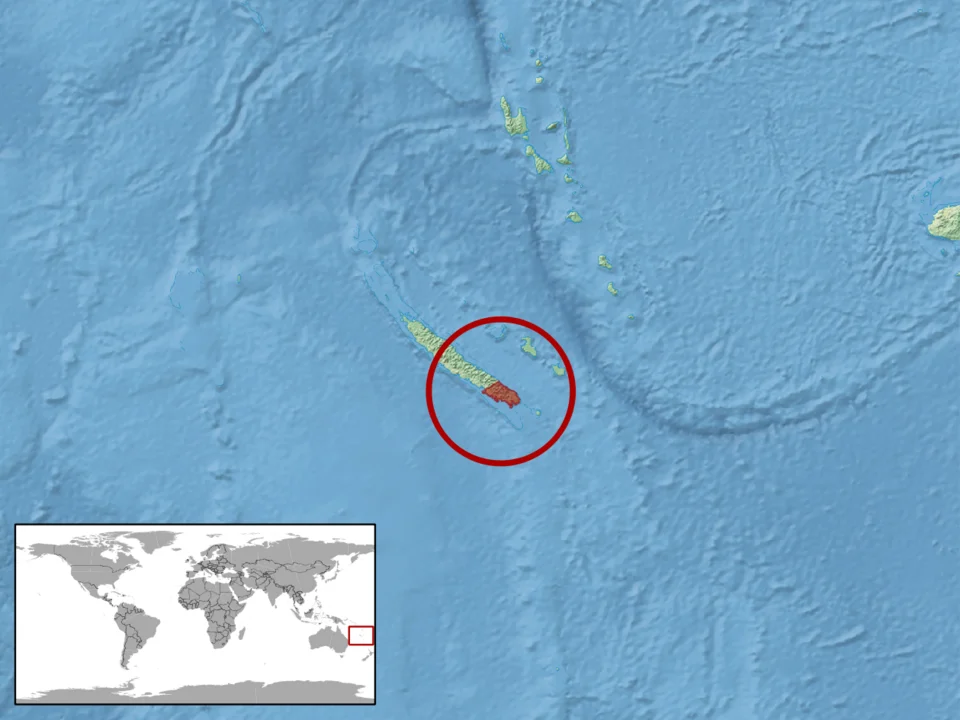 geographic distribution of Nannoscincus mariei