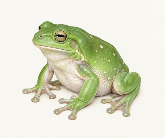 White’s tree frog - AI-generated scientific interpretation.