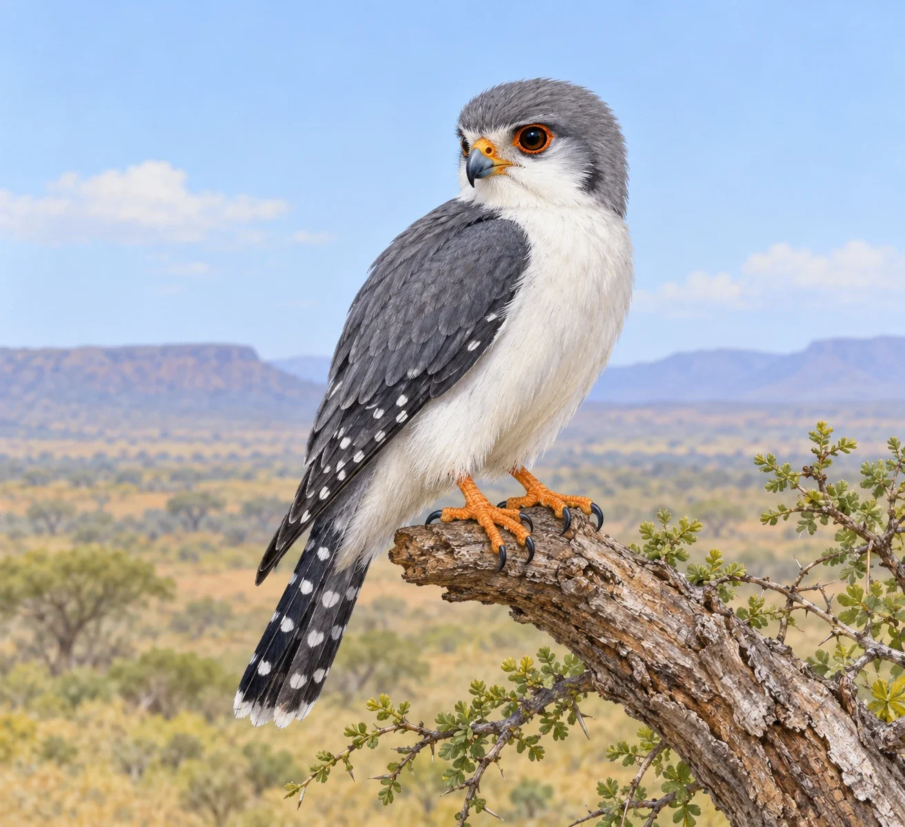 Male African pygmy falcon