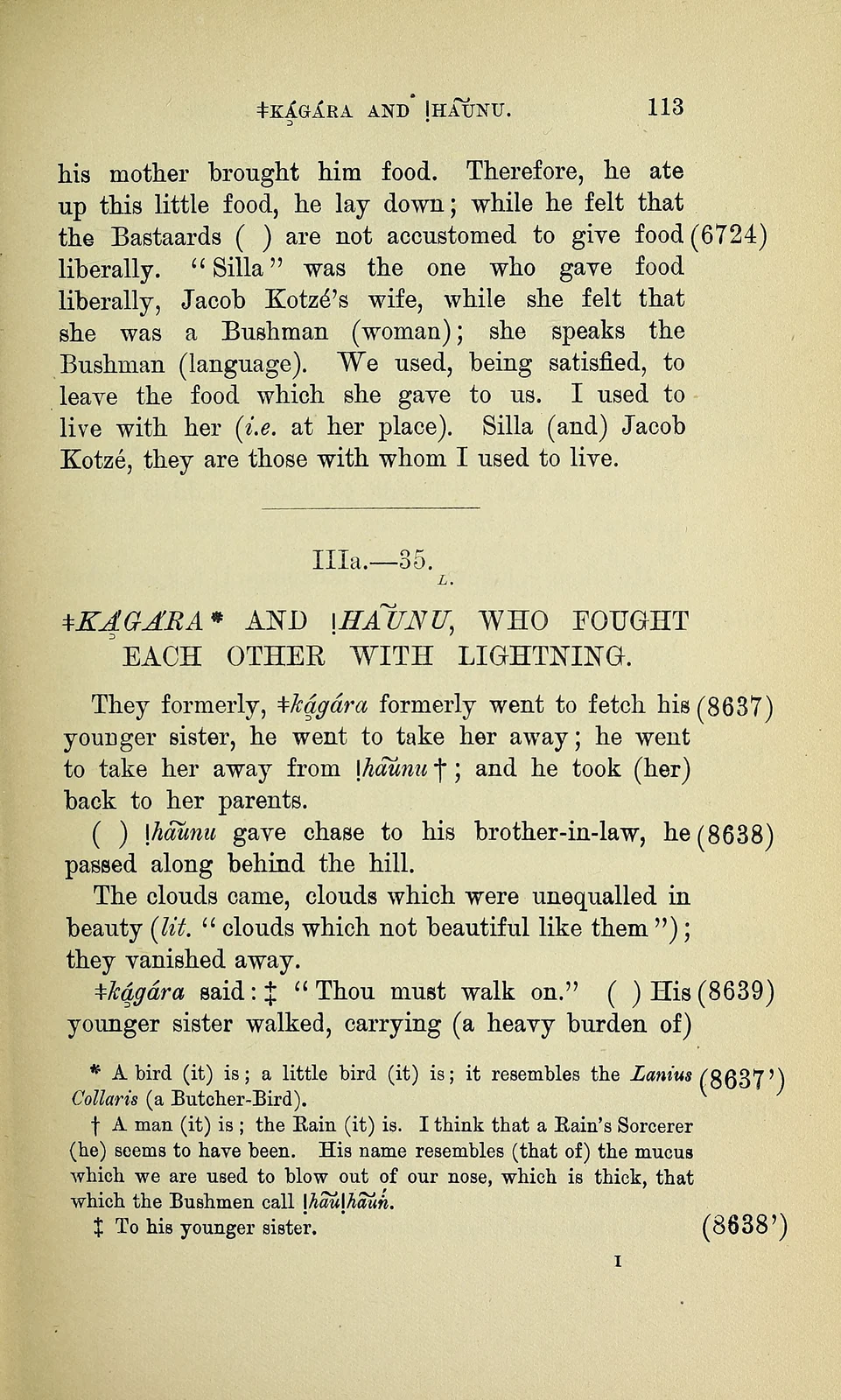 Kagara and Haunu, page113, historical printed text witness; documentary source-page facsimile