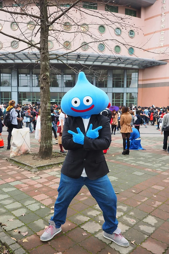 Dragon Quest Slime cosplay at Fancy Frontier23