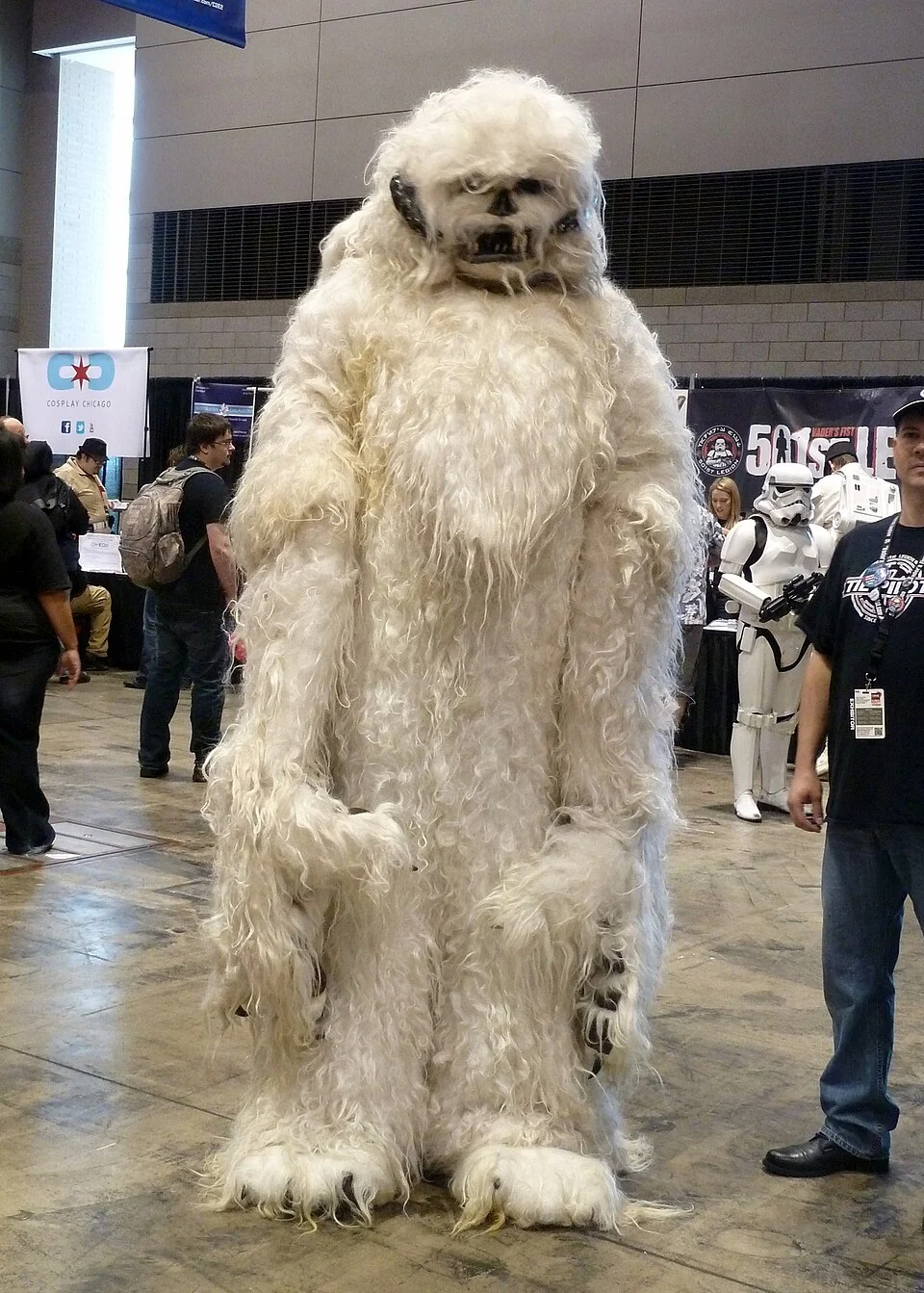 Large Wampa cosplay at C2E2 2013