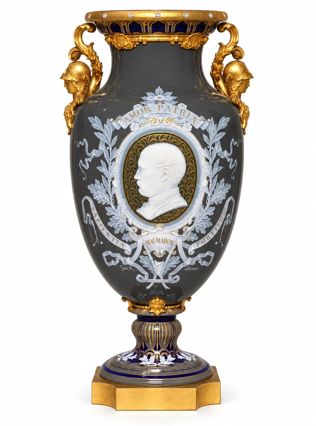 AI interpretation of MacMahon portrait vase.